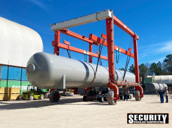 crane loaded vessel